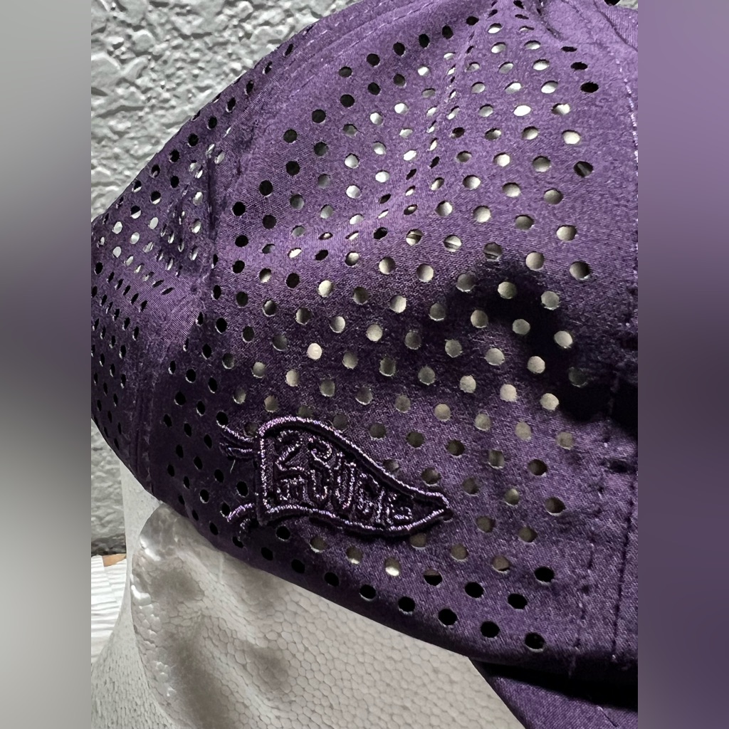Hall Of Fame 2nd Sucks Mesh Side Buckle Back Hat Cap Men’s One Size Plum Purple — image 6 of 8